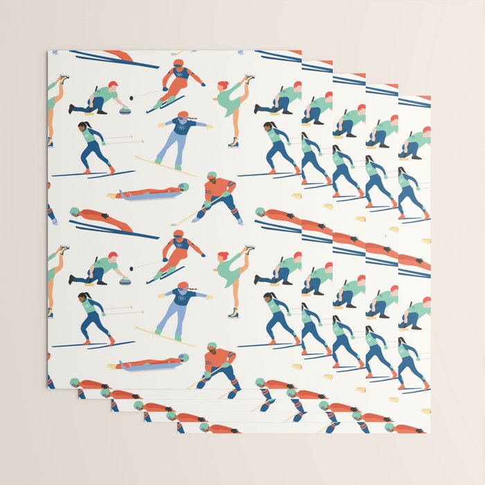 Winter Olympic Games Wrapping Paper Gallery Image 3