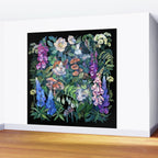 Cats Flower Garden Wall Mural Gallery Image 2