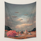 Pretend They Never Came Wall Tapestry Gallery Image 4