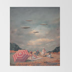Pretend They Never Came Throw Blanket Gallery Image 2
