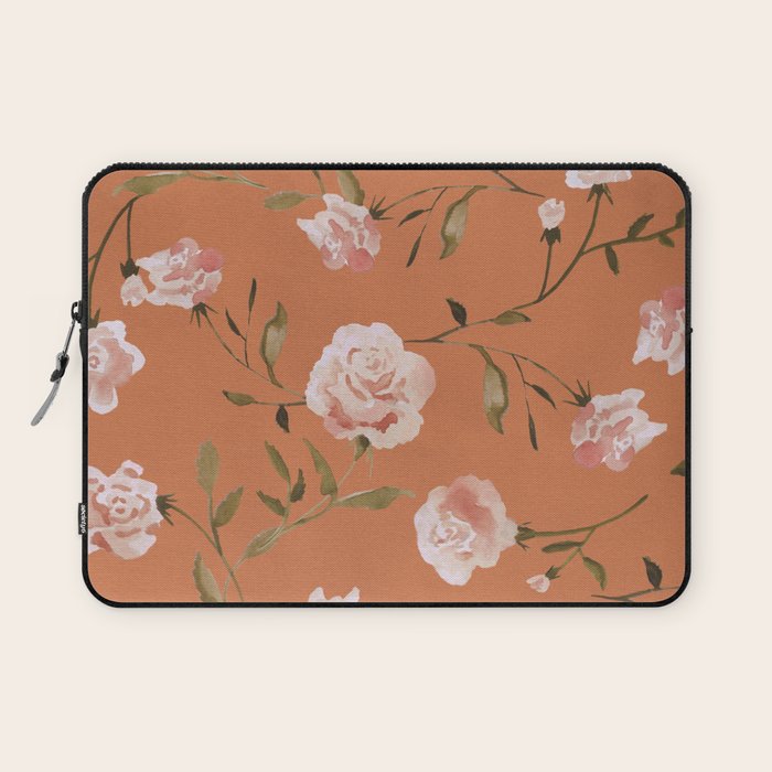 Watercolor Roses Laptop Sleeve Gallery Image 1