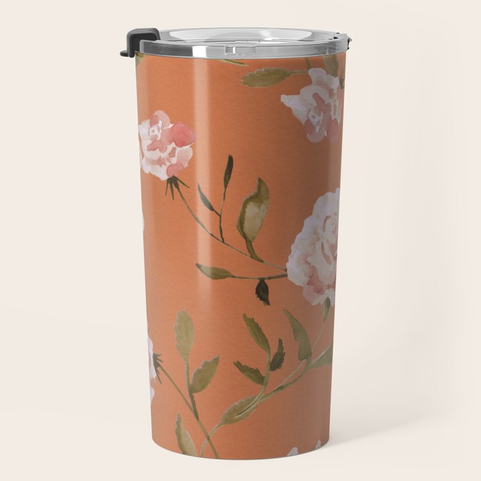 Watercolor Roses Travel Mug Gallery Image 3