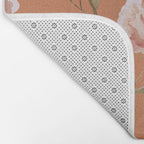Watercolor Roses Bath Mat Gallery Image 2