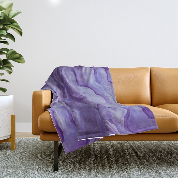 Amethyst Throw Blanket Gallery Image 1