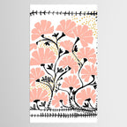 Ever blooming good vibes white Tablecloth Gallery Image 2
