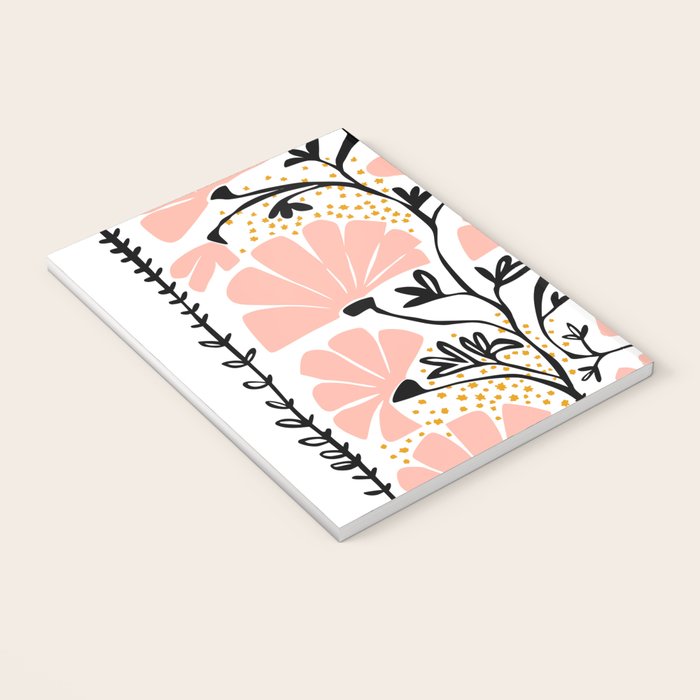 Ever blooming good vibes white Notebook Gallery Image 3