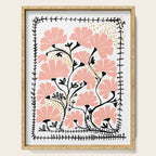 Ever blooming good vibes white Serving Tray Gallery Image 1
