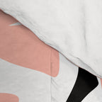Ever blooming good vibes white Comforter Gallery Image 4