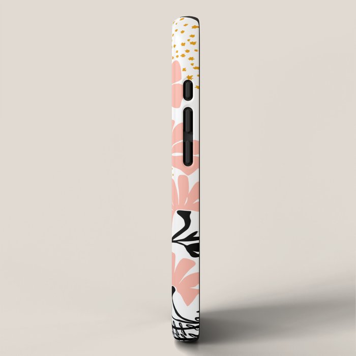 Ever blooming good vibes white iPhone Case Gallery Image 2