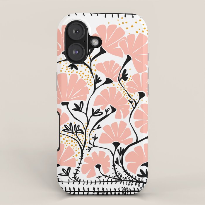 Ever blooming good vibes white iPhone Case Gallery Image 1