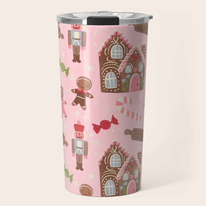Retro Christmas Baking Wonderland Travel Mug Gallery Image 1