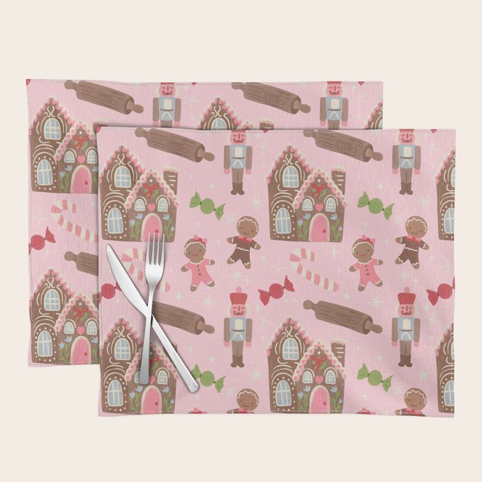 Retro Christmas Baking Wonderland Placemat Gallery Image 1