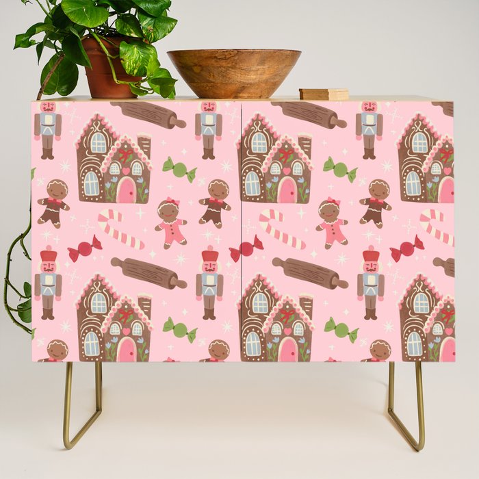 Retro Christmas Baking Wonderland Credenza Gallery Image 1