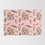 Retro Christmas Baking Wonderland Rug Gallery Image 2