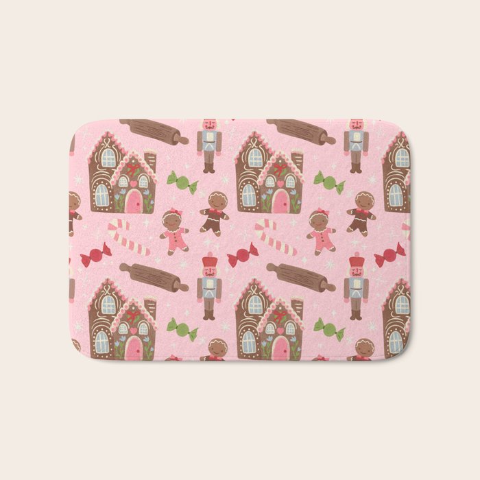 Retro Christmas Baking Wonderland Bath Mat Gallery Image 1