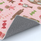 Retro Christmas Baking Wonderland Rug Gallery Image 4