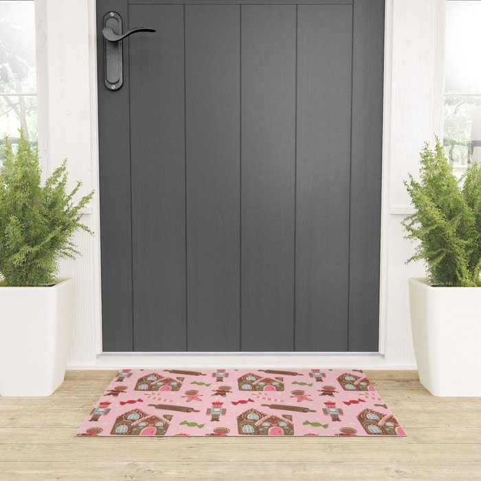 Retro Christmas Baking Wonderland Welcome Mat Gallery Image 3