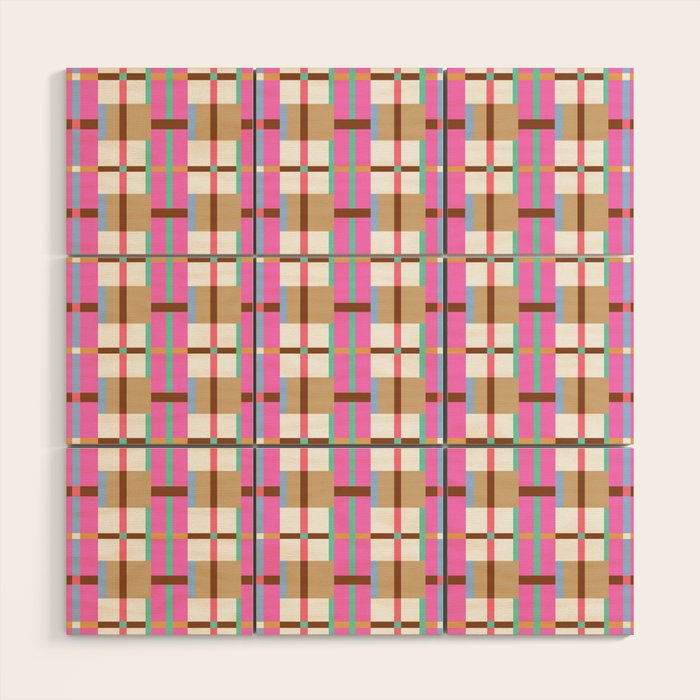 Blod Linear Aesthetics PB Wood Wall Art Gallery Image 1
