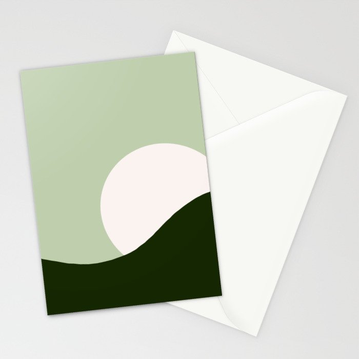 Abstract sun Stationery Card Gallery Image 2