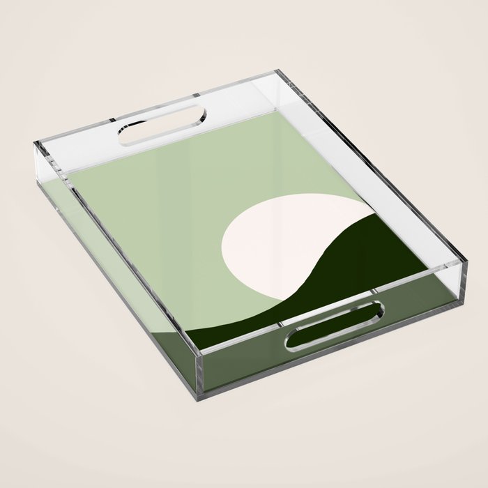 Abstract sun Acrylic Tray Gallery Image 1