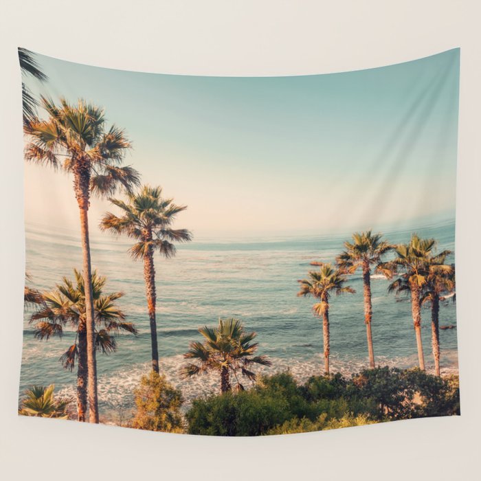 Under the palms Wall Tapestry Gallery Image 4