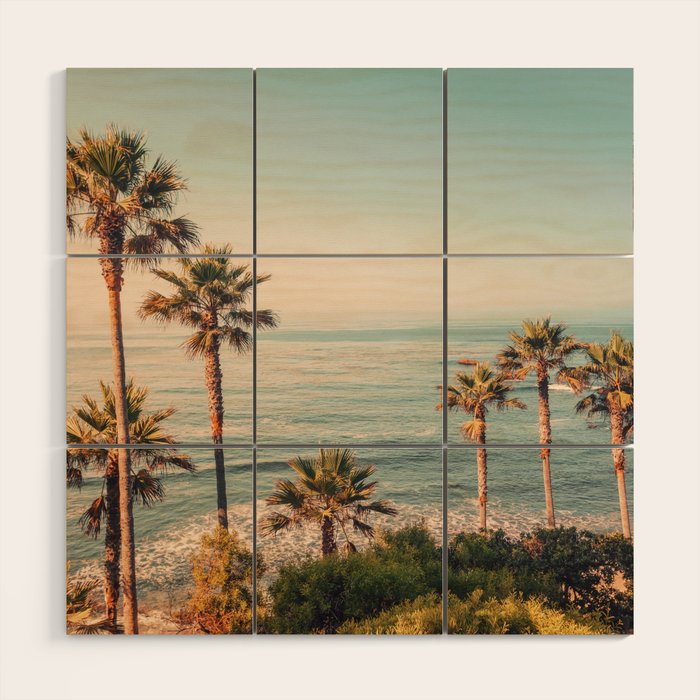 Under the palms Wood Wall Art Gallery Image 1