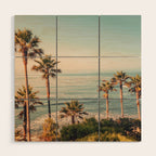 Under the palms Wood Wall Art Gallery Image 1