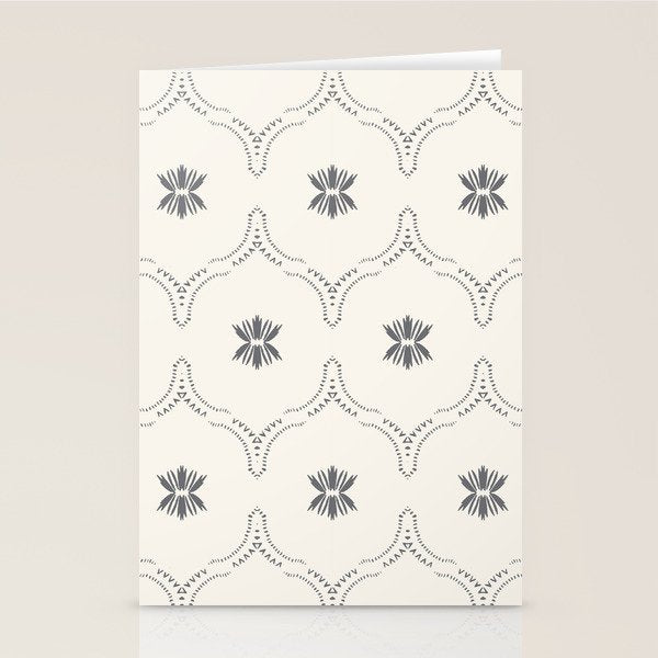 WILDFLOWER JASMIN GREY Stationery Card Gallery Image 1