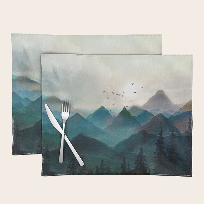 Mountain Sunrise II Placemat Gallery Image 1