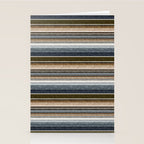 serape southwest stripe - cool natural tones Stationery Card Gallery Image 2