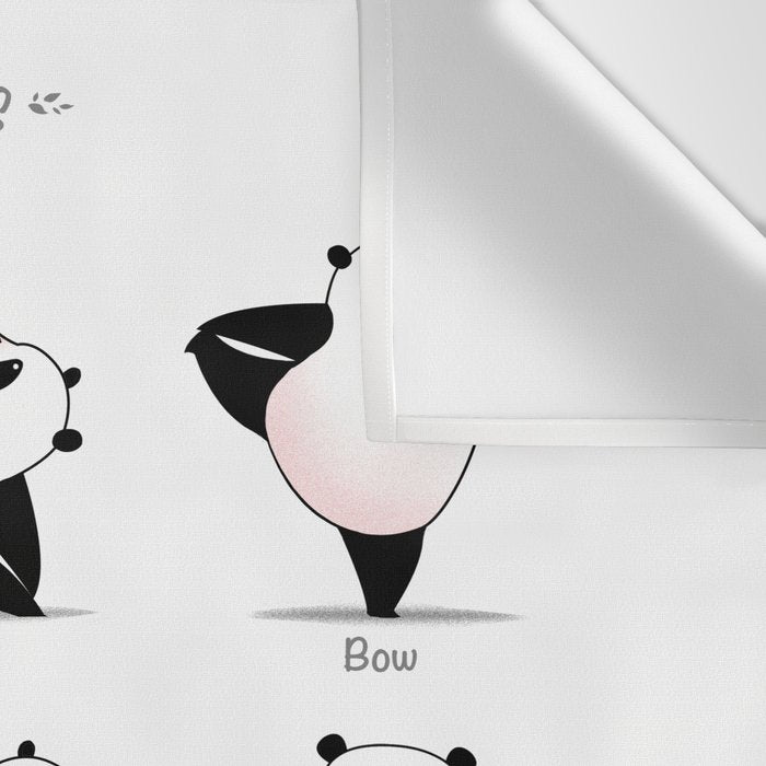 Yoga Panda II Wall Tapestry Gallery Image 3
