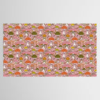 Mushrooms With Bows Print Tablecloth Gallery Image 2