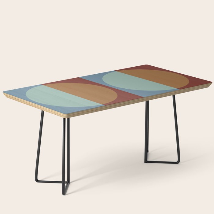 Color Block Abstract X Coffee Table Gallery Image 1
