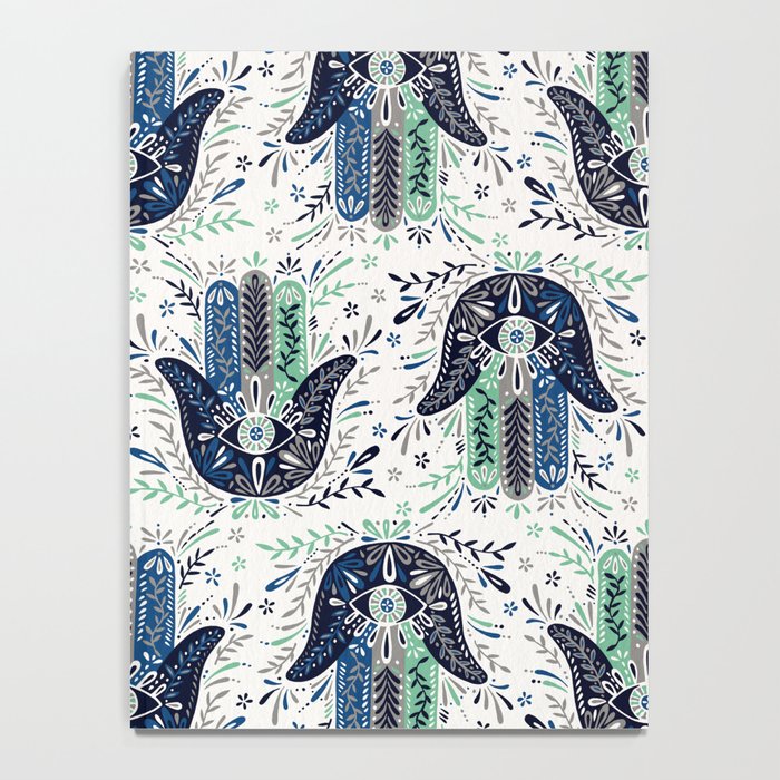 Hamsa Hand - Navy Palette Notebook Gallery Image 4