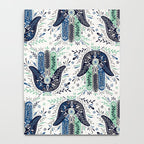 Hamsa Hand - Navy Palette Notebook Gallery Image 4