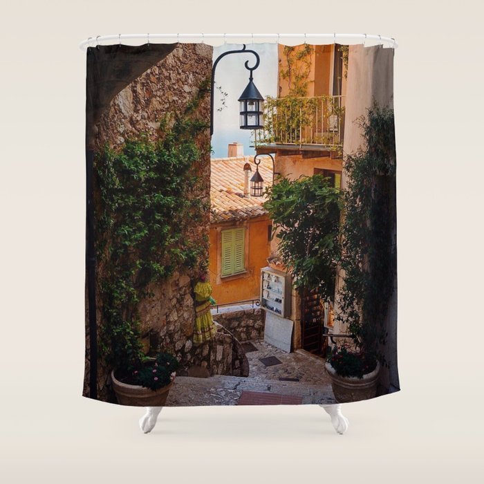 Eze, France Shower Curtain Gallery Image 1
