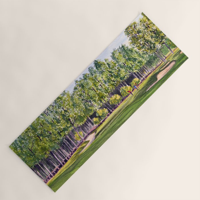 Pinehurst Golf Course No2 Hole 17 Yoga Mat Gallery Image 1