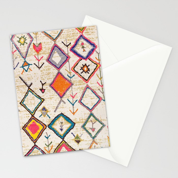 Traditional Vintage Moroccan Berber rug Stationery Card Gallery Image 2
