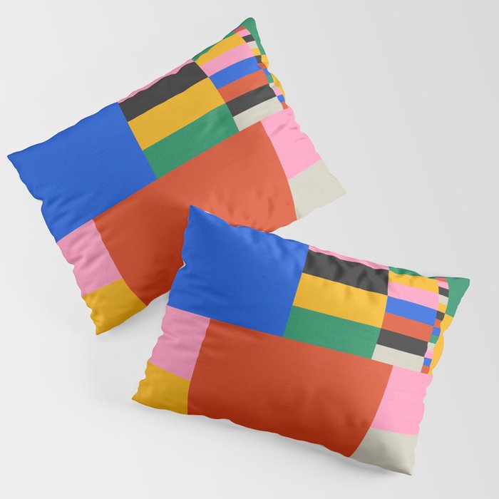 Pixels: Bauhaus Edition Pillow Sham Gallery Image 3