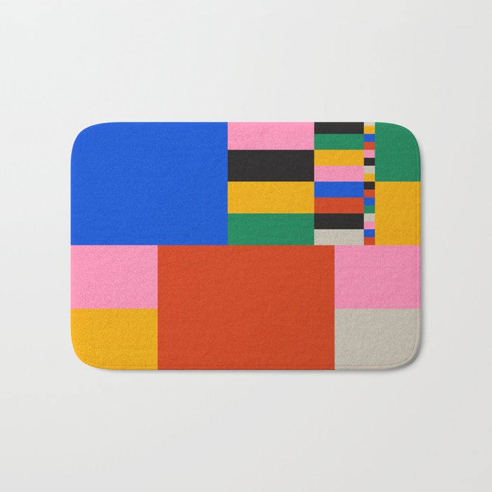 Pixels: Bauhaus Edition Bath Mat Gallery Image 1