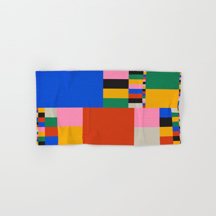 Pixels: Bauhaus Edition Bath Towel Gallery Image 1