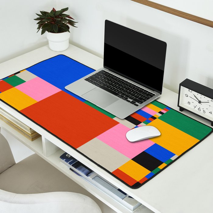 Pixels: Bauhaus Edition Desk Mat Gallery Image 2