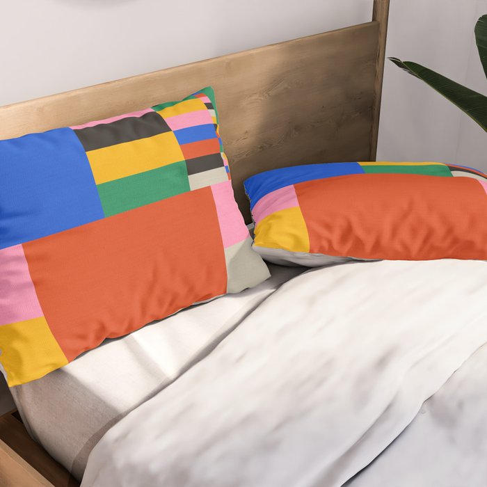 Pixels: Bauhaus Edition Pillow Sham Gallery Image 2