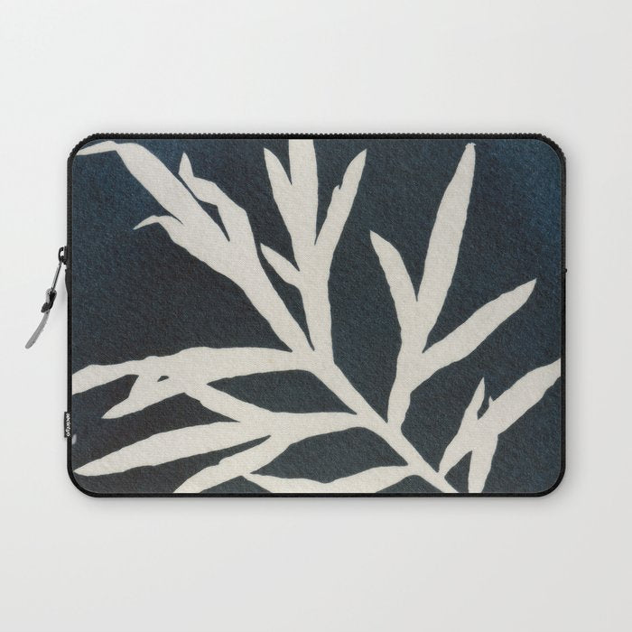 Cyanotype Still Life Studies #3 Laptop Sleeve Gallery Image 1