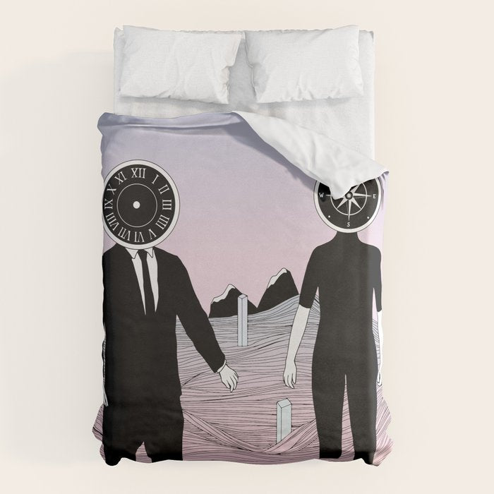 Time and Journey (To a Place I've Never Been Before) Duvet Cover Gallery Image 1