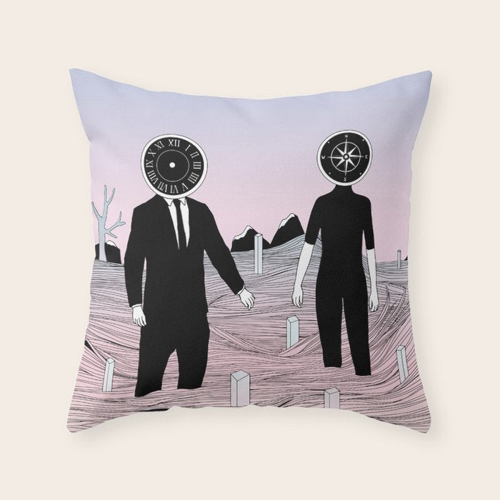 Time and Journey (To a Place I've Never Been Before) Throw Pillow Gallery Image 6