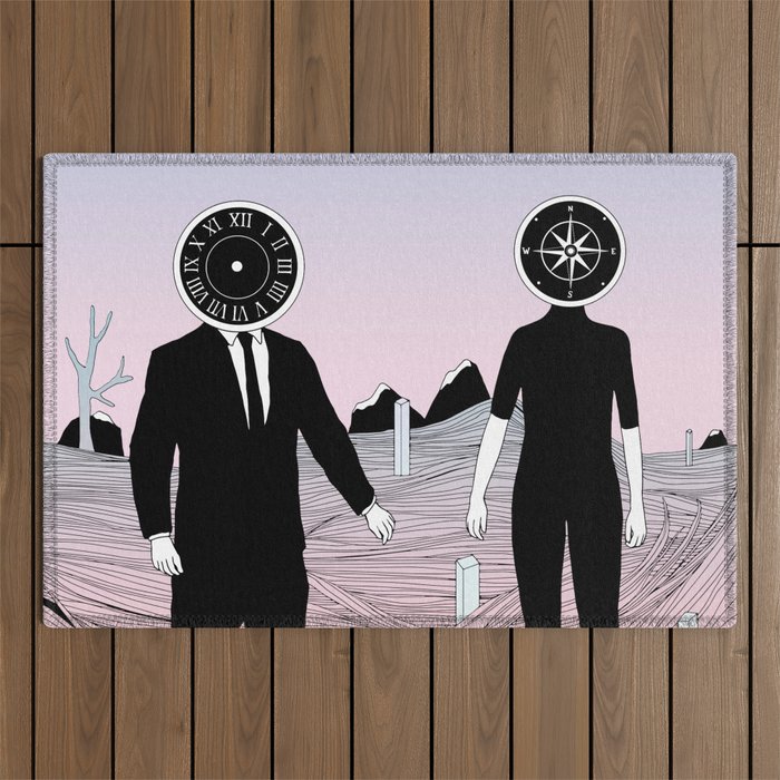 Time and Journey (To a Place I've Never Been Before) Outdoor Rug Gallery Image 1