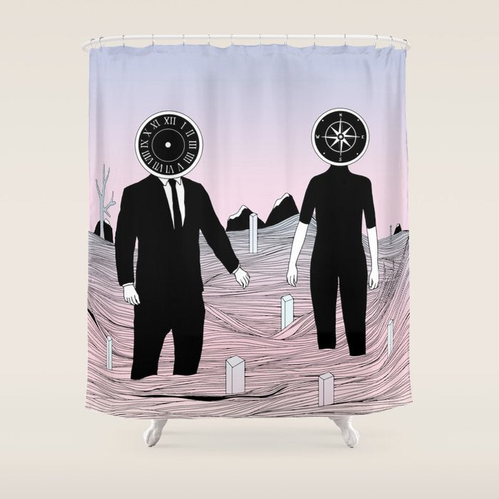 Time and Journey (To a Place I've Never Been Before) Shower Curtain Gallery Image 1