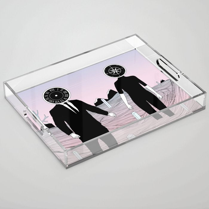 Time and Journey (To a Place I've Never Been Before) Acrylic Tray Gallery Image 1