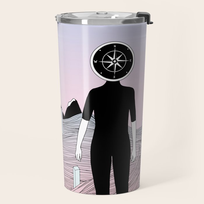 Time and Journey (To a Place I've Never Been Before) Travel Mug Gallery Image 2